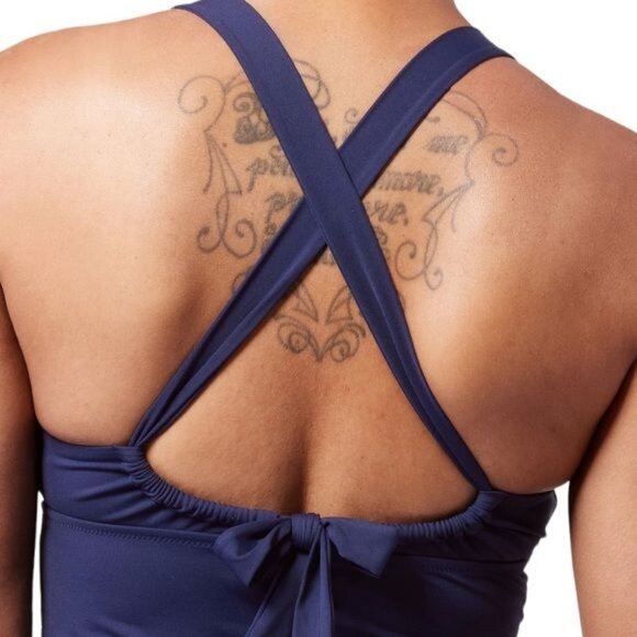 Athleta Womens Plunge Swim Tankini Swim Tank UPF 50+ Beach Vacation Small - Picture 4 of 7